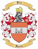 Rio Family Crest from Spain