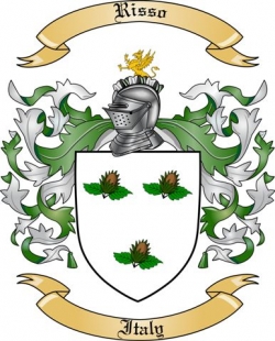 Risso Family Crest from Italy