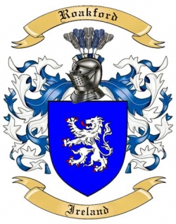 Roakford Family Crest from Ireland