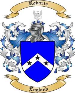 Robarts Family Crest from England