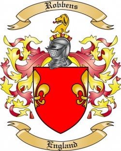 Robbens Family Crest from England