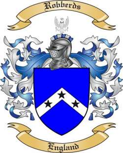Robberds Family Crest from England