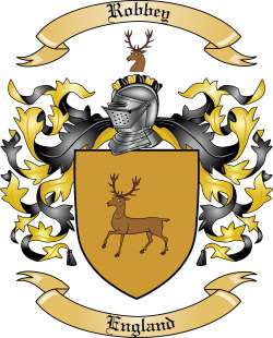 Robbey Family Crest from England