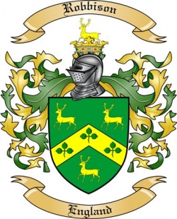 Robbison Family Crest from England
