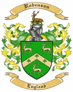 Robenson Family Crest from England