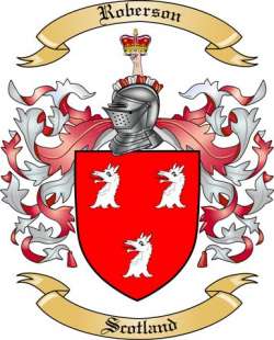 Roberson Family Crest from Scotland