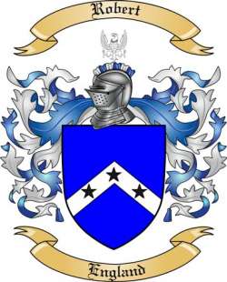 Robert Family Crest from England