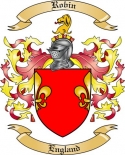 Robin Family Crest from England