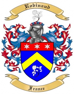 Robinaud Family Crest from France