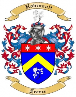 Robinault Family Crest from France