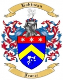 Robineau Family Crest from France