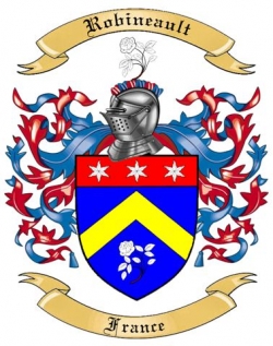 Robineault Family Crest from France