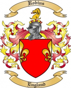 Robins Family Crest from England