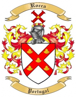 Rocca Family Crest from Portugal