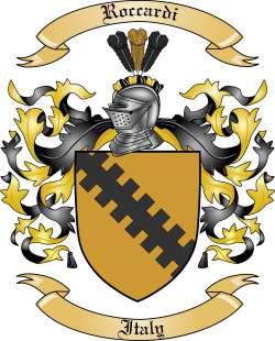 Roccardi Family Crest from Italy2