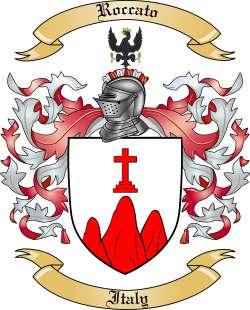 Roccato Family Crest from Italy2