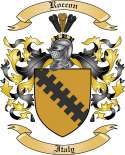 Roccon Family Crest from Italy2
