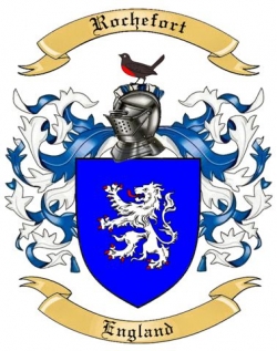 Rochefort Family Crest from England