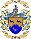 Rodgers Family Crest from England