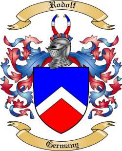 Rodolf Family Crest from Germany