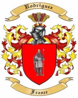 Rodriguez Family Crest from France