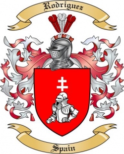 Rodriguez Family Crest from Spain2