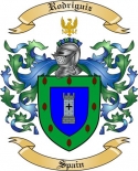 Rodriguiz Family Crest from Spain