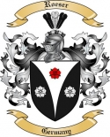Roeser Family Crest from Germany