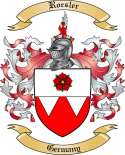 Roesler Family Crest from Germany