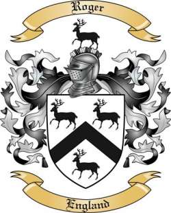 Roger Family Crest from Engalnd