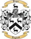 Roger Family Crest from England