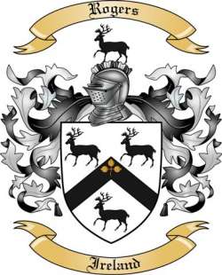 Rogers Family Crest from Ireland