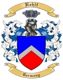 Rohlf Family Crest from Germany