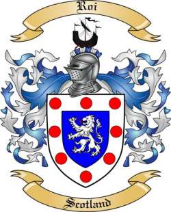 Roi Family Crest from Scotland
