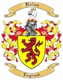 Rolan Family Crest from England