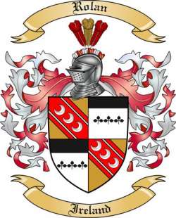 Rolan Family Crest from Ireland