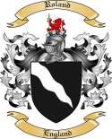 Roland Family Crest from Engand