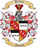 Rolans Family Crest from Ireland