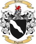 Rolens Family Crest from England