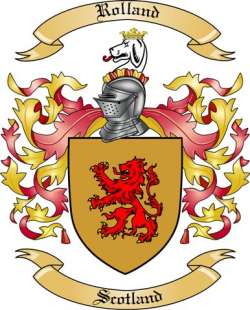 Rolland Family Crest from Scotland
