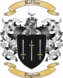 Rollins Family Crest from England
