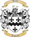 Rolls Family Crest from England