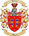 Roma Family Crest from Spain