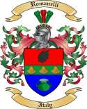 Romanelli Family Crest from Italy2