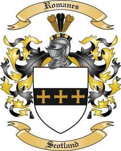 Romanes Family Crest from Scotland