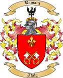 Romani Family Crest from Italy