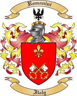 Romanini Family Crest from Italy