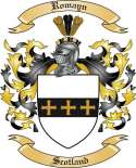 Romayn Family Crest from Scotland