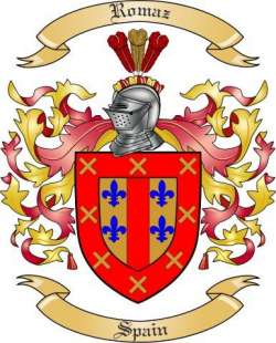 Romaz Family Crest from Spain