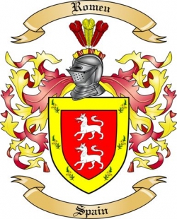 Romeu Family Crest from Spain